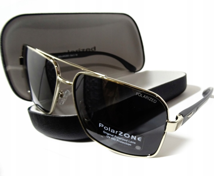 OKULARY PolarZone POLARYZACYJNE MĘSKIE PRZECIWSŁONECZNE KIEROWCOW FILTR ETU