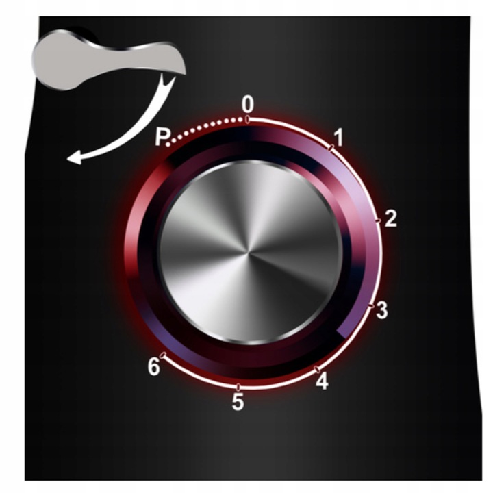 ROBOT KUCHENNY PLANETARNY MIKSER CZARNY MASZYNKA DO MIELENIA MIĘSA BLENDER