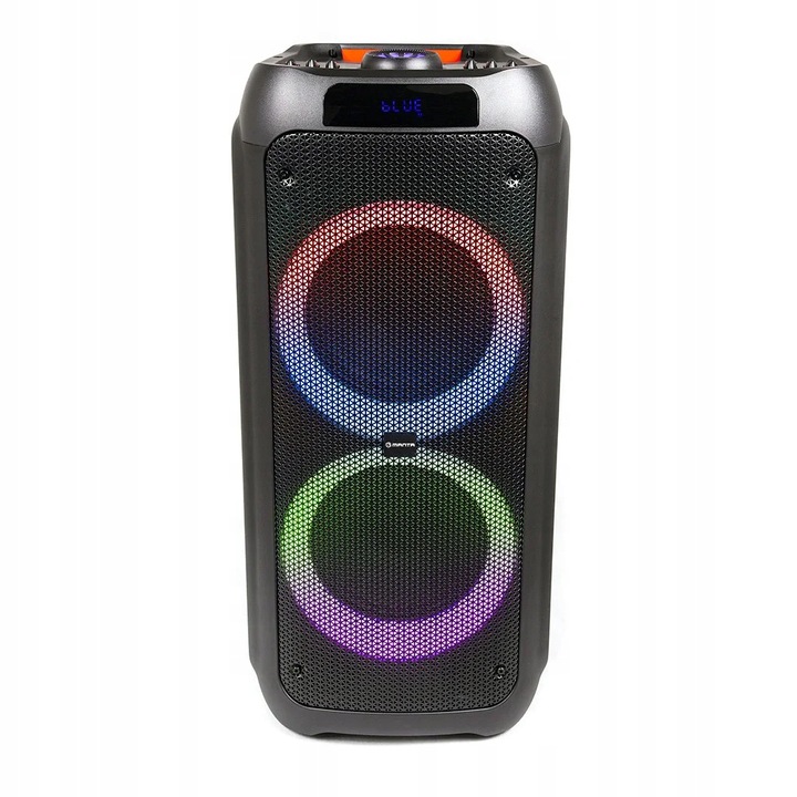 GŁOŚNIK PRZENOŚNY BLUETOOTH KARAOKE MANTA MIKROFON