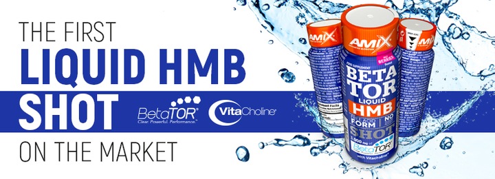 HMB SHOT w Płynie - Mocna Formuła 20 ampułek Amix