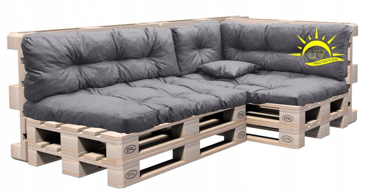 PODUSZKI NA PALETY MATERAC 120X80X40 KOMPLET 5 cz