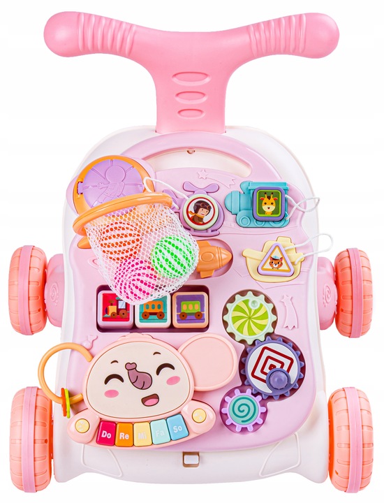 CHODZIK PCHACZ INTERAKTYWNY STOLIK EDUKACYJNY Jeździk Grający DLA DZIECI