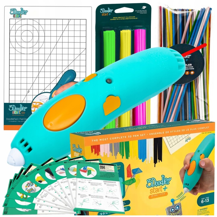 Długopis 3D 3Doodler Start SZABLONY wkłady filament dla dzieci PODKŁADKA