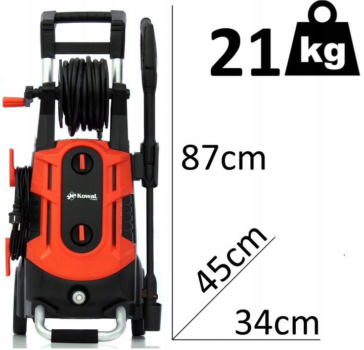 MYJKA CIŚNIENIOWA KOWAL 280B-I samossąca metal pompa BOGATY ZESTAW +TURBO