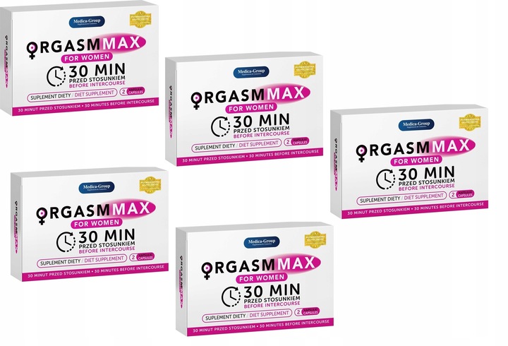 TABLETKI ORGASM MAX na ORGAZM i LIBIDO DLA KOBIET
