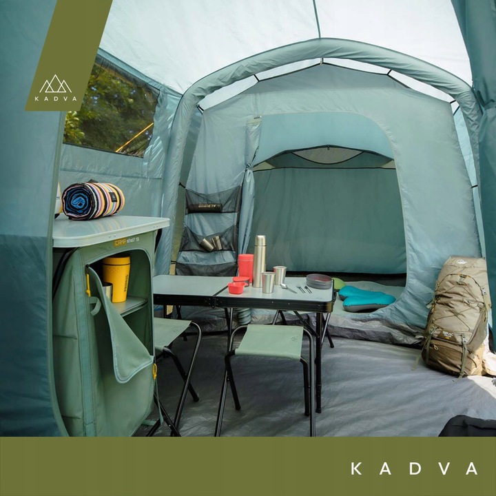 Krzesło turystyczne KADVA CAMPchair 3.0 zielony OS Aluminiowa Rama