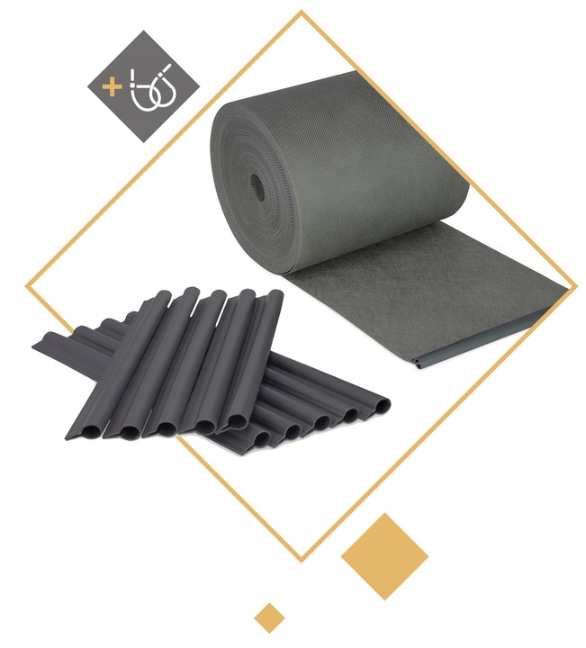 TAŚMA OGRODZENIOWA 19cmX48m + 38 KLIPSY +UV OSŁONA NA OGRODZENIE PŁOT PANEL