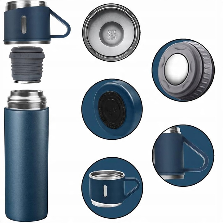 TERMOS STAL NIERDZEWNA BUTELKA PICIA BUTELKA TERMICZNA GORĄCE ZIMNE NAPOJE