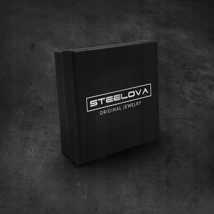 SREBRNA ZAWIESZKA KOMPAS + ŁAŃCUSZEK