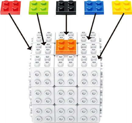 ZESTAW ORYGINALNA KOSTKA 3x3x3 DO NAUKI KOSTKA 3x3 SPEED CUBE BLACK