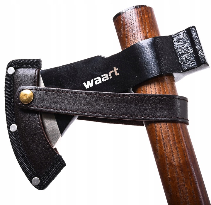 SIEKIERA SIEKIERKA TOPOREK Z POKROWCEM KUTA STAL TRZONEK HIKOROWY 545 g