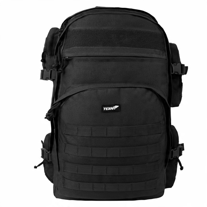Plecak Turystyczny Taktyczny Wojskowy Duży GRIZZLY TEXAR 65L MOLLE CZARNY
