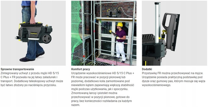 HD 5/15 C PLUS + FR MYJKA CIŚNIENIOWA KARCHER XL