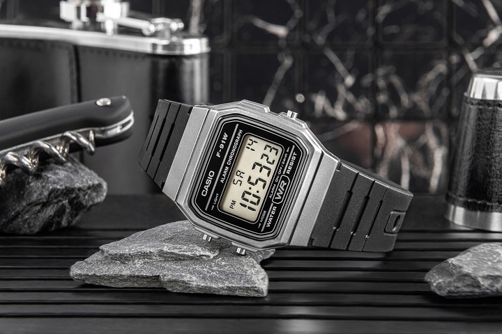 Zegarek Męski CASIO F-91WM-1BDF