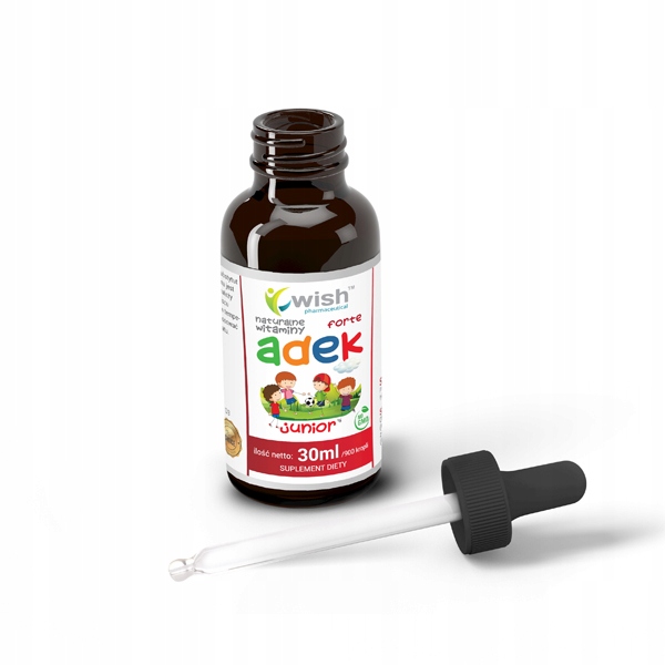 Witamina ADEK A D3 E K2 MK-7 Dla Dzieci 30ml