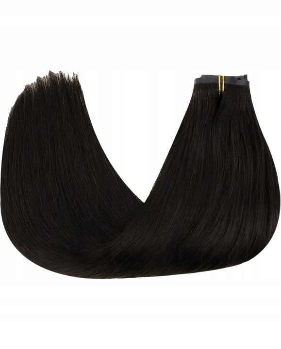 DOCZEPIANE WŁOSY Clip In Jak Naturalne Dopinki Proste Długie 6 Taśm 60 cm