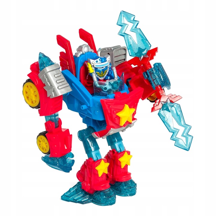SUPERTHINGS Super Things Zings Turbo Warrior Power Robot Auto Transformer
