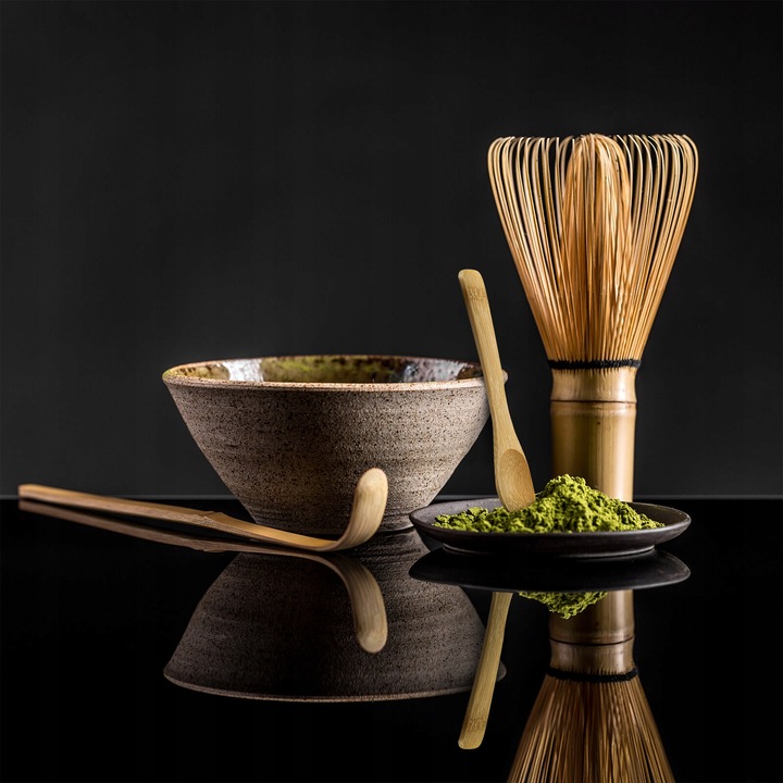Zestaw MIOTEŁKA CHASEN PĘDZEL DO HERBATY MATCHA
