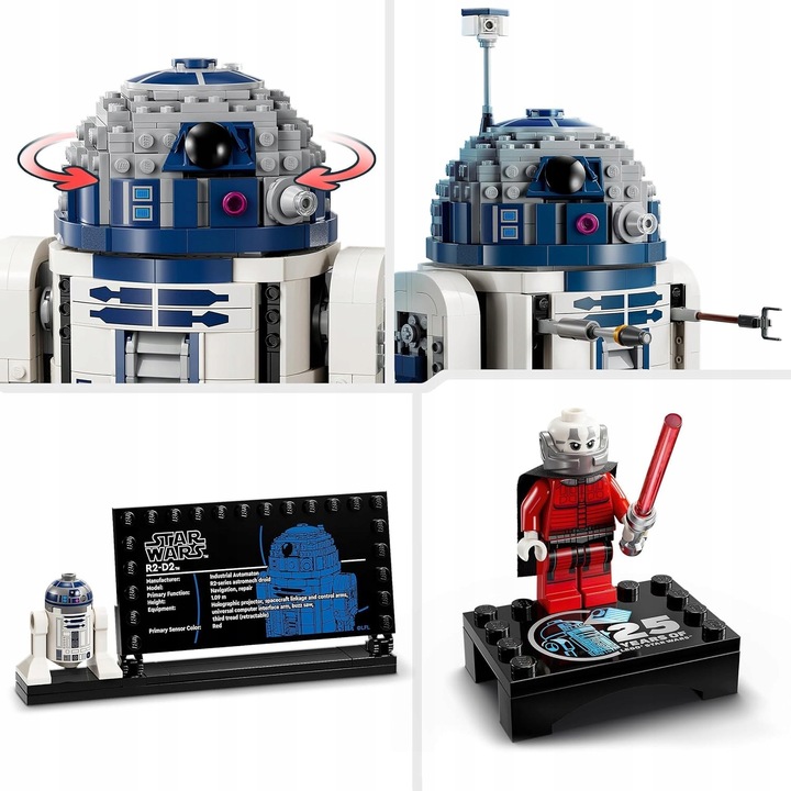 LEGO Star Wars 75379 R2-D2 Gwiezdne Wojny Robot Pomysł na prezent Kosmos