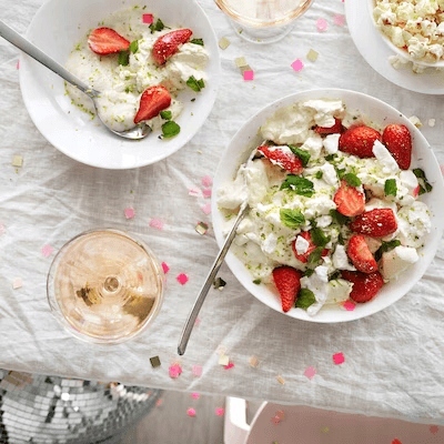 ZESTAW MISECZEK OFTAST 15 cm komplet 12 szt białe szkło hartowane