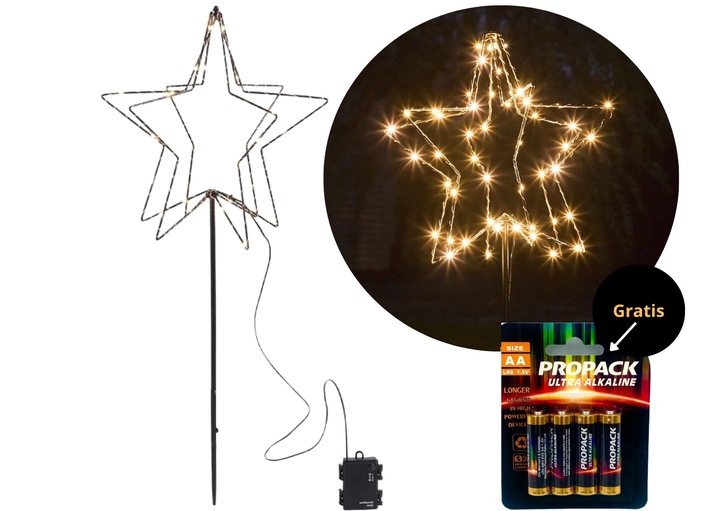 Figura świetlna GWIAZDA 3D Led do ogrodu