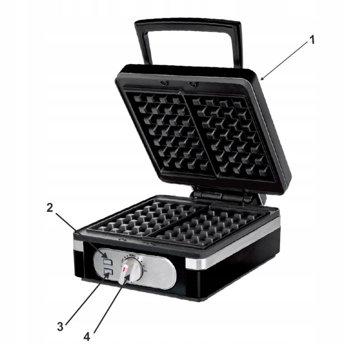 GOFROWNICA 2000W XXL 2 GOFRY XXL DUŻA MOC ADLER