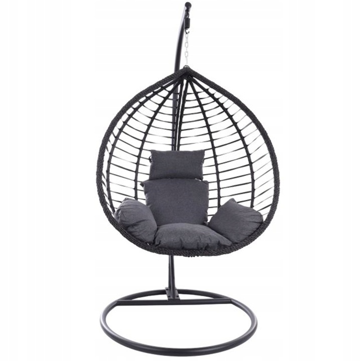 Bujany Kokon Ogrodowy Huśtawka Kosz Fotel Wiszący na Taras Technorattan