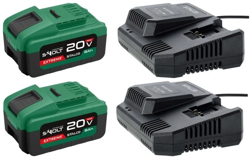 STALCO Kosiarka akumulatorowa z napędem 2x AKU 8Ah