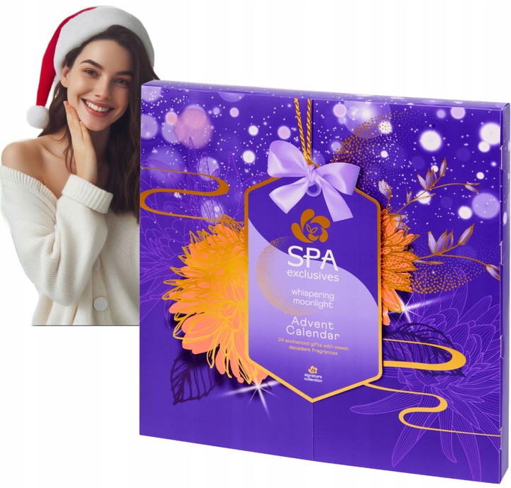 KALENDARZ ADWENTOWY ZESTAW Z KOSMETYKAMI 24 SZT PREZENT DLA KOBIET VEGAN