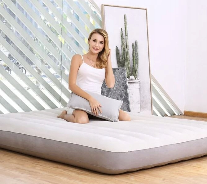 Dmuchany materac dwuosobowy do spania łóżko Intex 64103