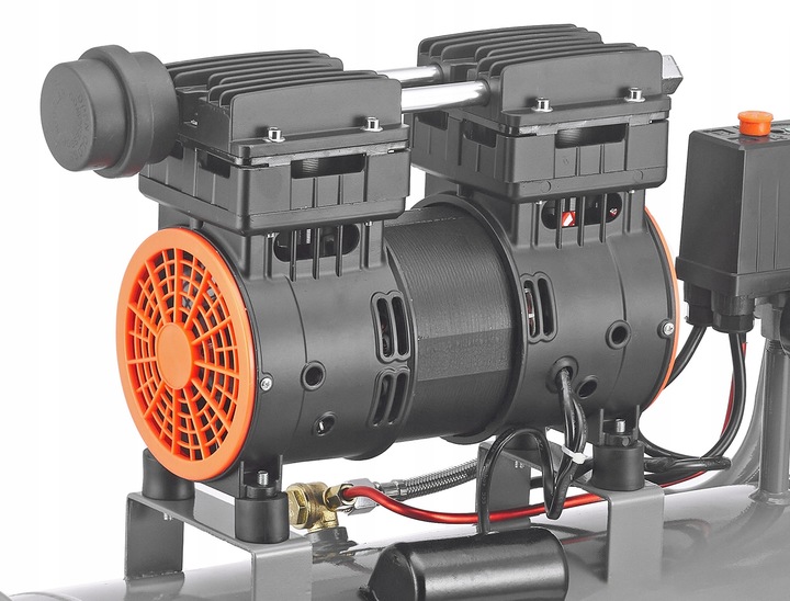 KOMPRESOR BEZOLEJOWY SPRĘŻARKA SEPARATOR 50L CICHY 60dB Majster Polska 0064