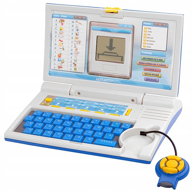 Laptop edukacyjny dla dzieci 20 programów komputer