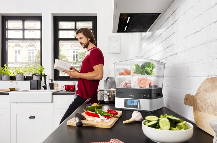 Parowar Amica PT 4011 11l 1800W 7 programów LCD