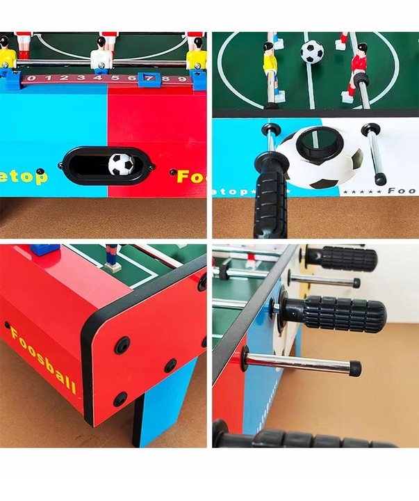 PIŁKARZYKI STOŁOWE DREWNIANE PIŁKA NOŻNA Stół DO GRY ZESTAW GRA XXXL