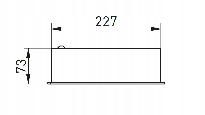 GNIAZDO ELEKTRYCZNE POTRÓJNE CHOWANE W BLAT NABLATOWE GNIAZDKO CZARNE