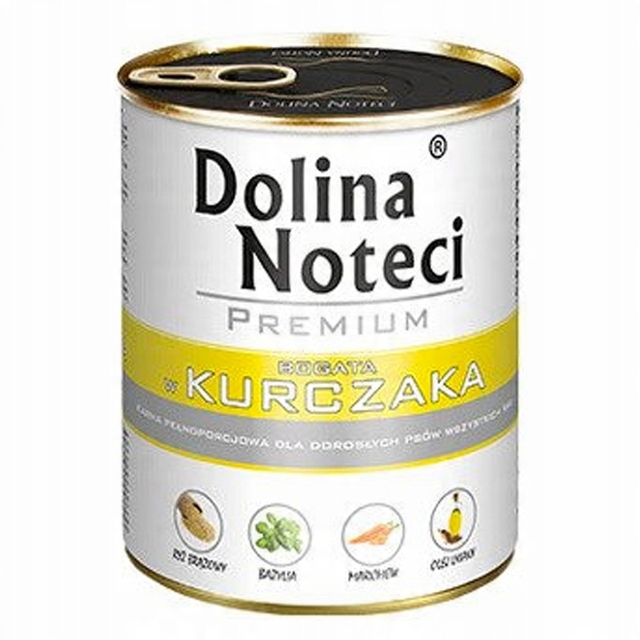 DOLINA NOTECI PREMIUM KARMA MOKRA PSA PSÓW 10x 800g