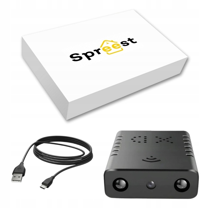 MINI KAMERA WIFI SZPIEGOWSKA UKRYTA ANDROID ZDALNY PODGLĄD CZUJNIK RUCHU