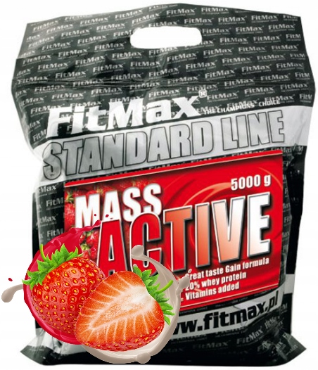 FITMAX MASS ACTIVE 5000G ODŻYWKA NA MASĘ GAINER