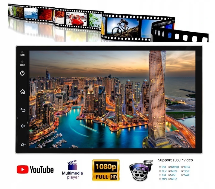 RADIO GPS 2DIN ANDROID AUTO 11 WiFI BT RDS CARPLAY