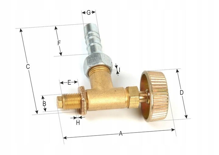 ZAWÓR DO TABORETÓW GAZOWYCH