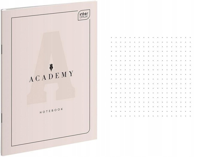 Zestaw zeszytów tematycznych Academy A5 INTERDRUK 9 sztuk + notes A6 gratis