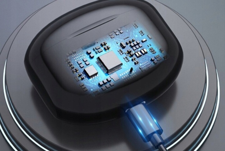 CZARNE Słuchawki Dokanałowe Bezprzewodowe MANTA Rytmo Bluetooth 5.3