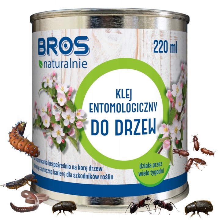 Klej Entomologiczny Zwalcza OWADY Skuteczny LEP Do DRZEW BEZBARWNY BROS x2