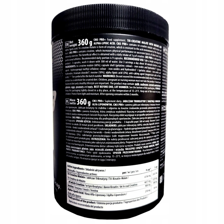 Kreatyna kapsułki naturalny Trec Nutrition 360 g