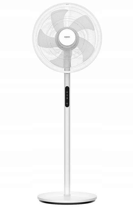 Wentylator stojący HYG wiatrak podłogowy cichy mocny 5 łopatek aż 45cm XXL