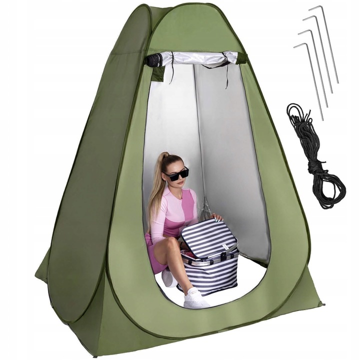 NAMIOT NA PRYSZNIC TOALETA WC PRZEBIERALNIA PRZENOŚNA KEMPINGOWY PLAŻOWY