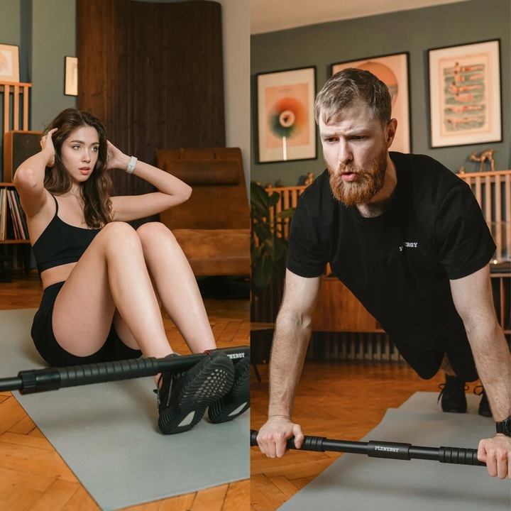 Drążek do podciągania rozporowy do ćwiczeń Plenergy S-Door 71-90 cm