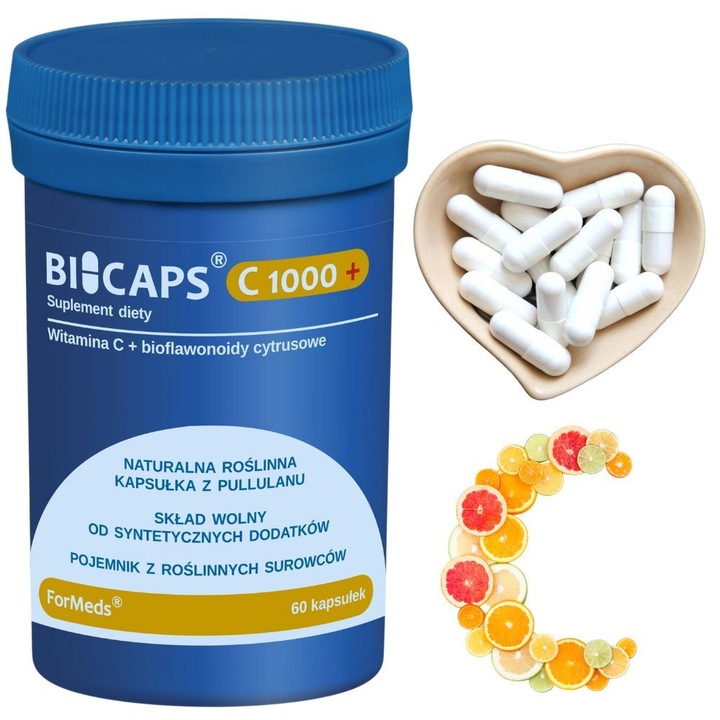 ForMeds BICAPS Naturalna Witamina C 1000+ 60 kaps.