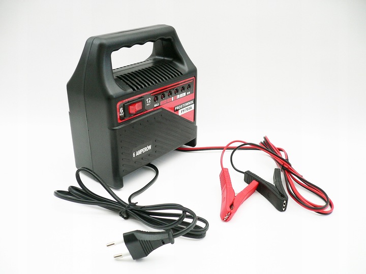 Prostownik Samochodowy Ładowarka 6V / 12V 6A