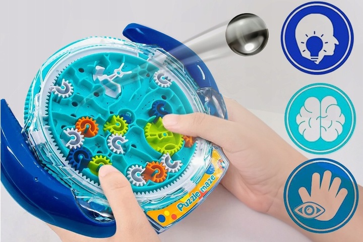 NAJLEPSZY PREZENT DLA 3 4 5 6 7 8 9 LATKA Gra logiczna Labirynt 3D ZABAWKA